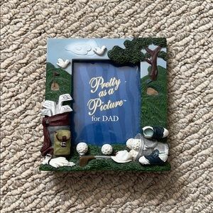 Golf picture frame